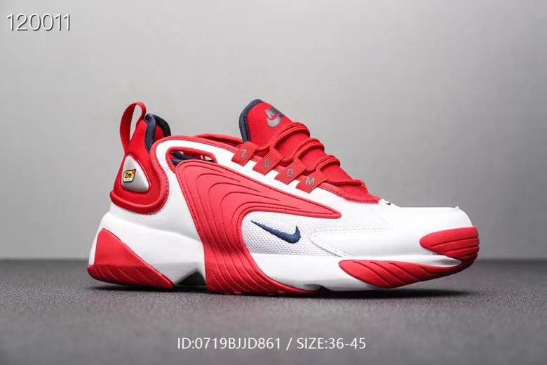 New Nike M2K Tekno Red White Shoes
